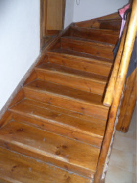 Treppe vorher